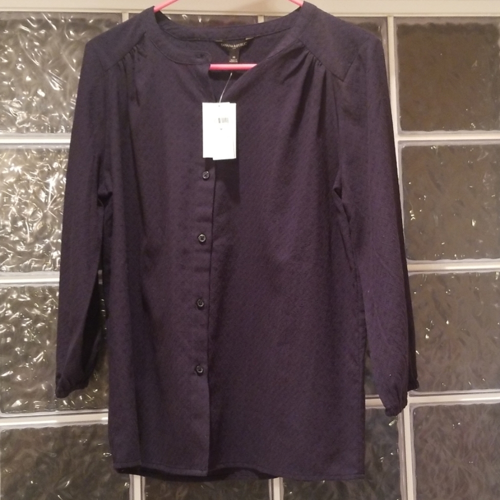NWT Navy Banana Republic Blouse